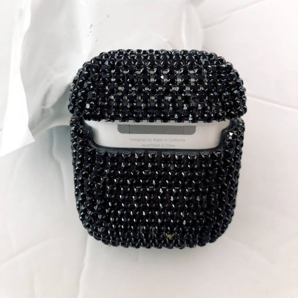 Black Crystal Airpods Case - Picture 4 of 5
